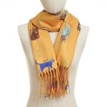 Fular pentru dama,PAMI, ED-0523-410-4, Galben fotografia produsului