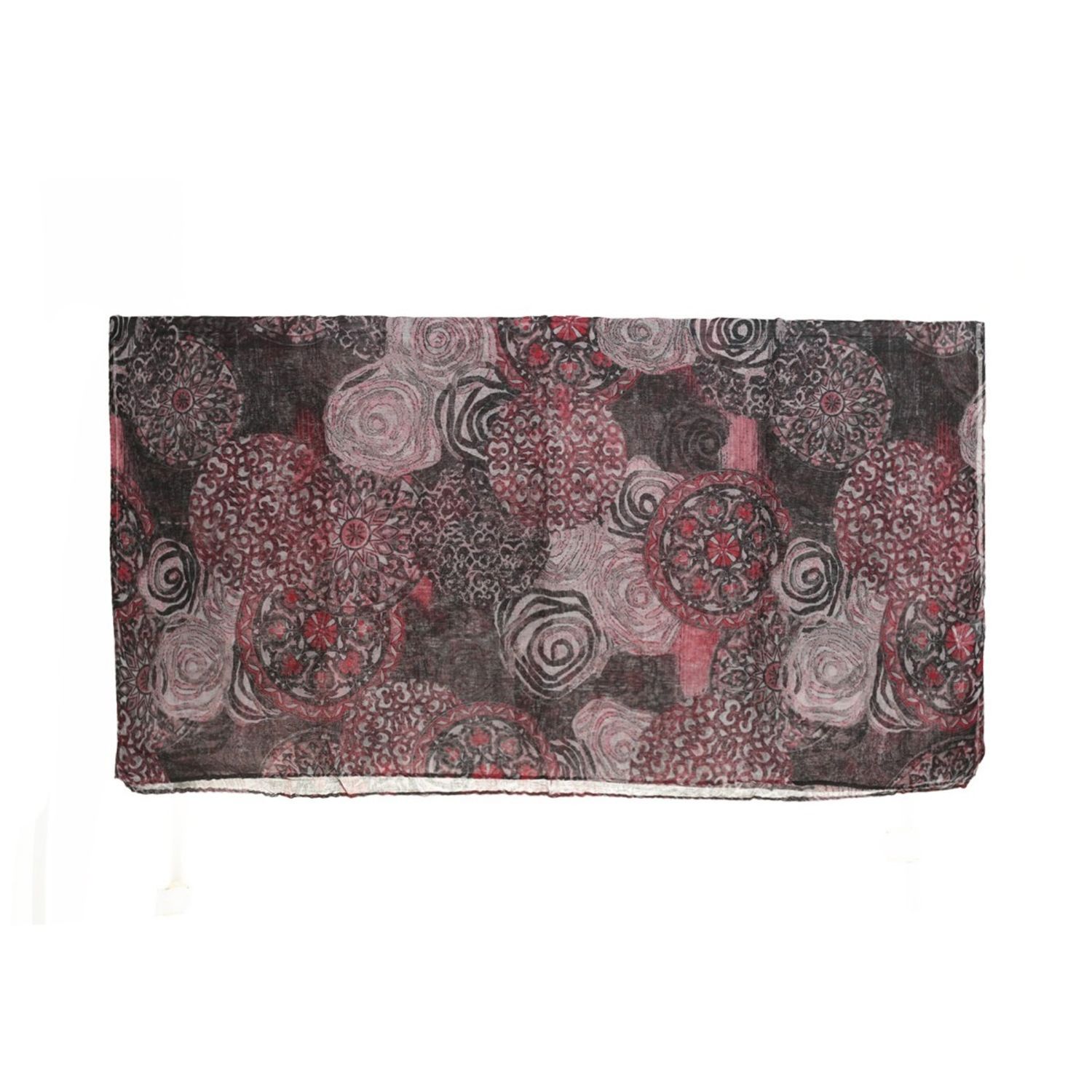 Esarfa pentru dama,PAMI, ED-0523-402-2, Visiniu, 180 X 90 cm fotografia produsului View 3 L