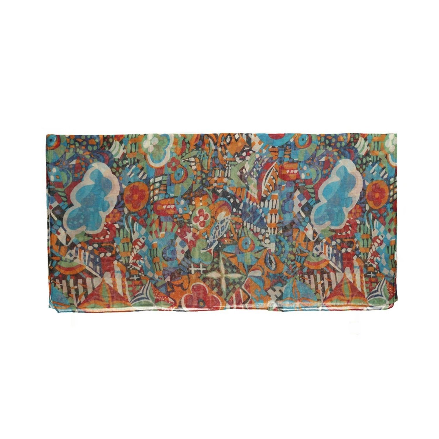 Esarfa pentru dama,PAMI, ED-0523-395-6, Portocaliu, 180 X 90 cm fotografia produsului View 3 L