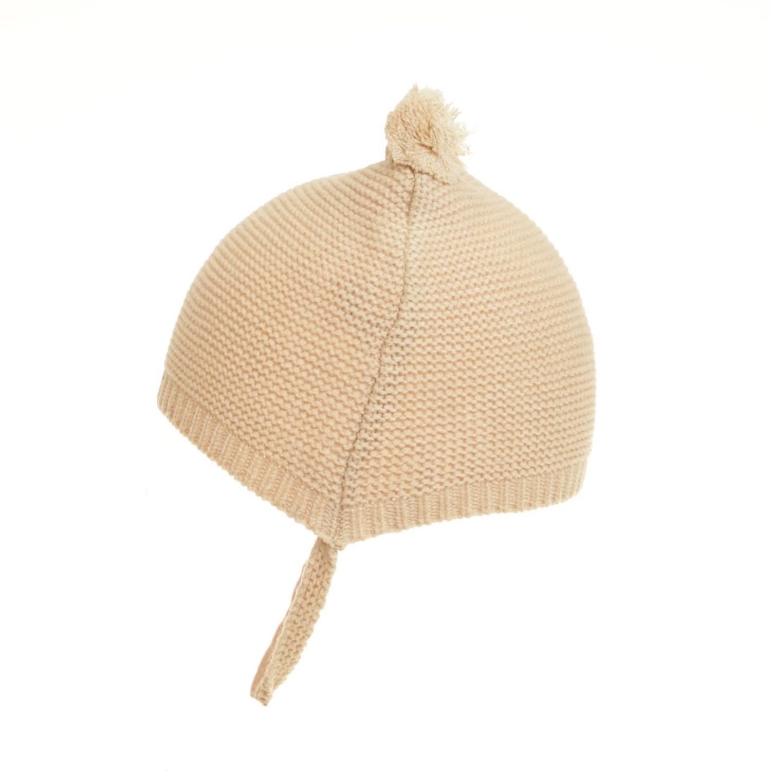 Caciula tricotata pentru copii,PAMI,BF-0523-245-4,48 cm,Bej fotografia produsului View 2 L