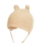 Caciula tricotata pentru copii,PAMI,BF-0523-245-4,48 cm,Bej fotografia produsului