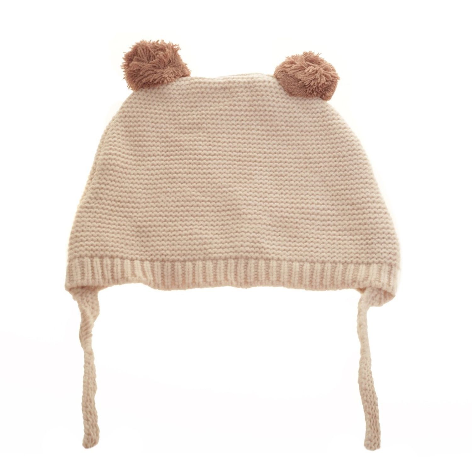 Caciula tricotata pentru copii,PAMI,BF-0523-245-5,48 cm,Crem fotografia produsului View 3 L