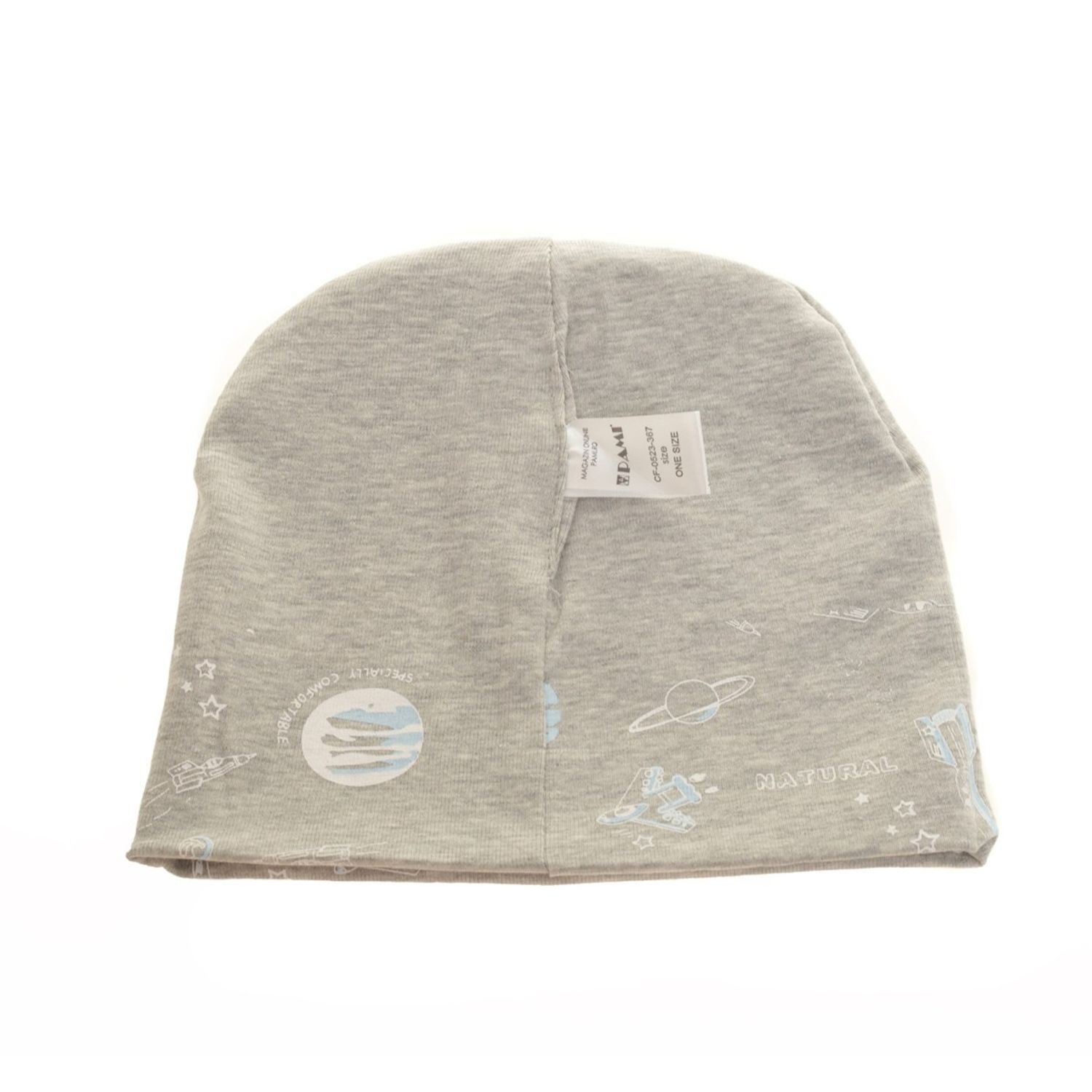 Caciula din bumbac pentru baieti,PAMI,CF-0523-367-4,48 cm,Gri fotografia produsului View 4 L