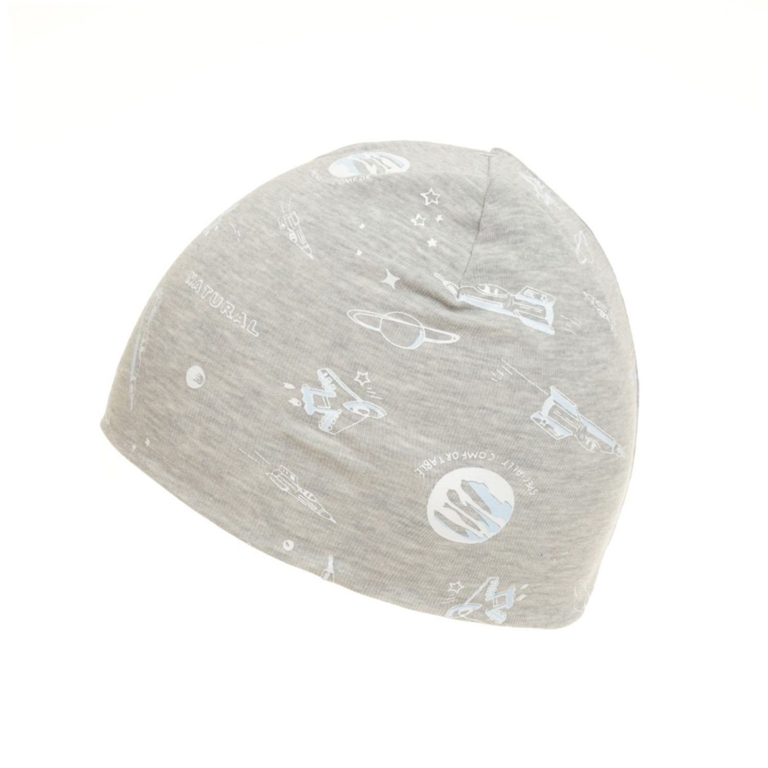 Caciula din bumbac pentru baieti,PAMI,CF-0523-367-4,48 cm,Gri fotografia produsului View 2 L