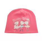 Caciula din bumbac pentru fetite,PAMI,CF-0523-348-5,48 cm,Corai fotografia produsului View 4 S