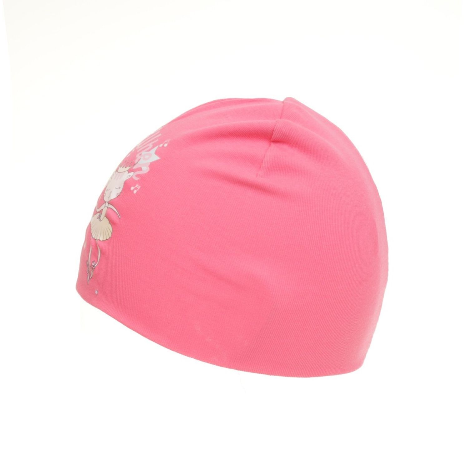 Caciula din bumbac pentru fetite,PAMI,CF-0523-348-5,48 cm,Corai fotografia produsului View 2 L