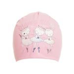 Caciula din bumbac pentru fetite,PAMI,CF-0523-348-4,48 cm,Roz fotografia produsului View 4 S