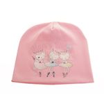 Caciula din bumbac pentru fetite,PAMI,CF-0523-348-4,48 cm,Roz fotografia produsului View 5 S