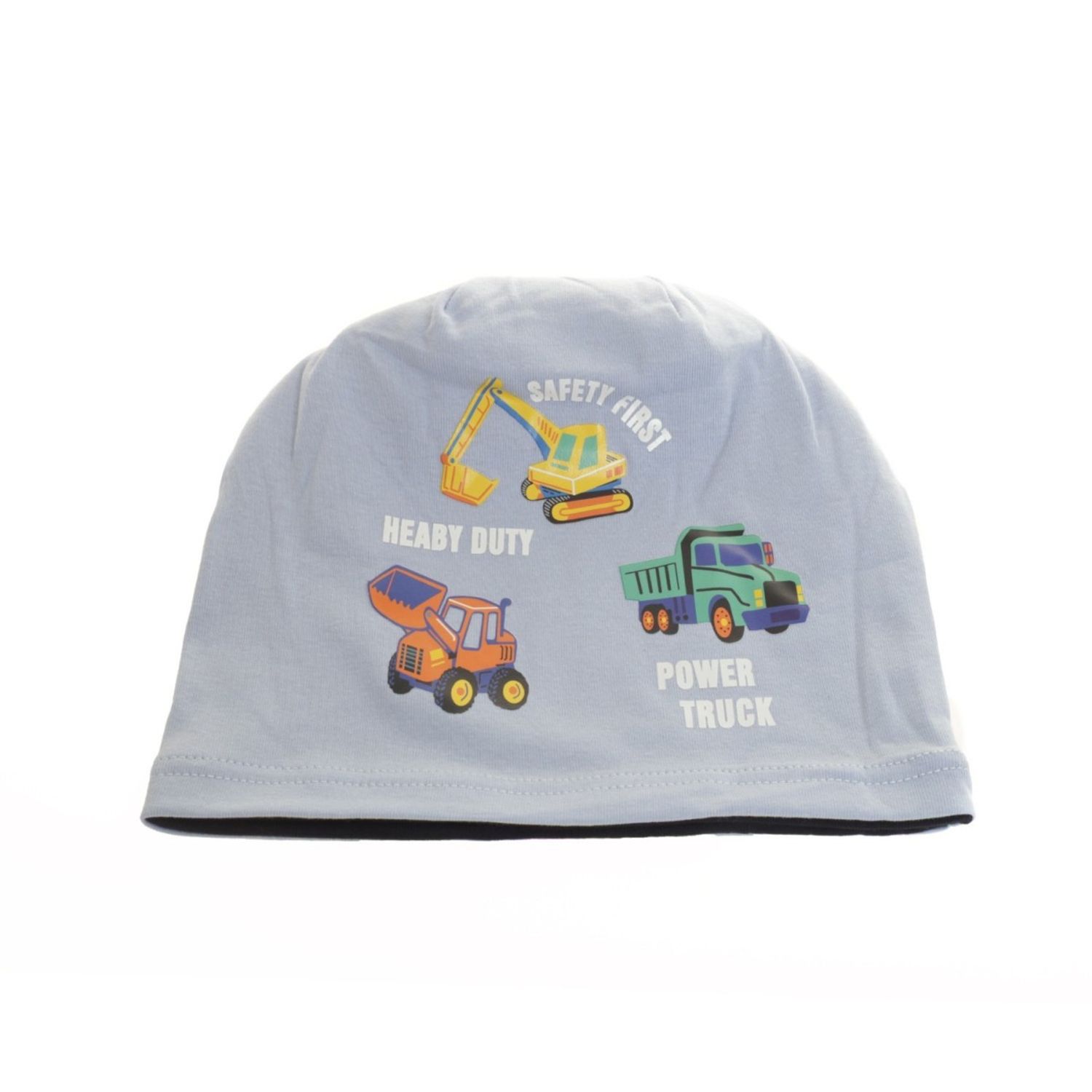 Caciula din bumbac pentru baieti,PAMI,CF0523-323-6,48 cm,Bleu fotografia produsului View 5 L