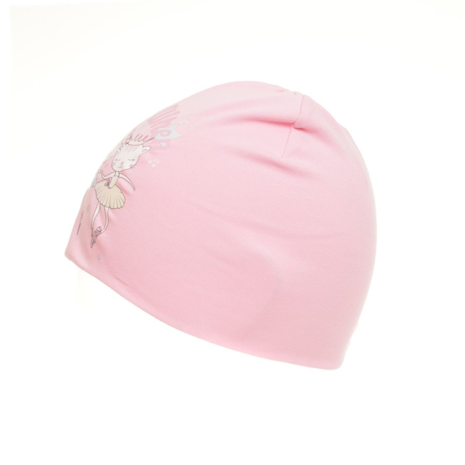 Caciula din bumbac pentru fetite,PAMI,CF-0523-348-4,48 cm,Roz fotografia produsului View 2 L