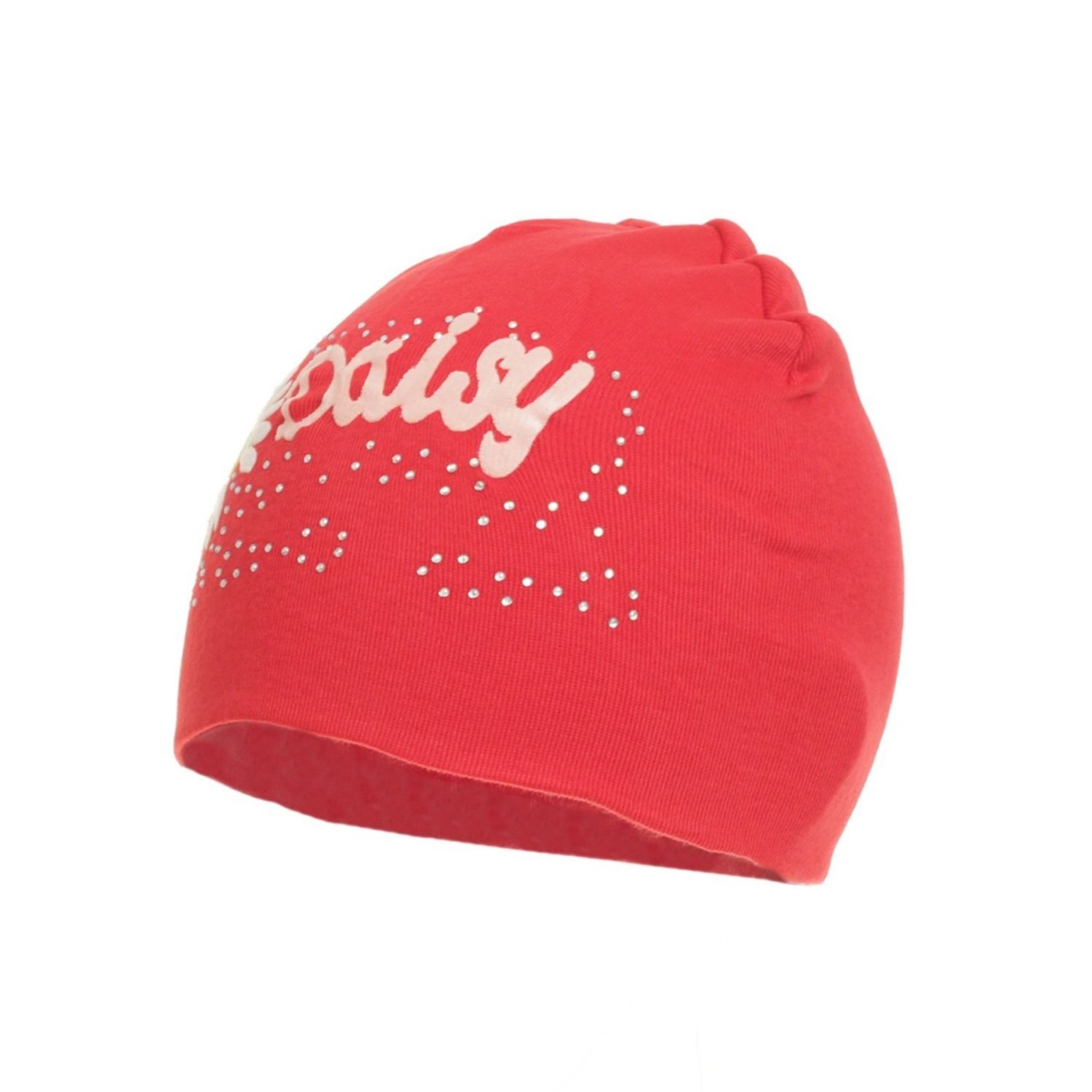 Caciula din bumbac pentru fetite,PAMI,CF0523-268-3,48 cm,Rosu fotografia produsului