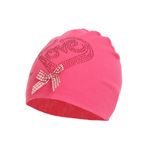 Caciula din bumbac pentru fetite,PAMI,CF0523-275-4,48 cm,Ciclam fotografia produsului