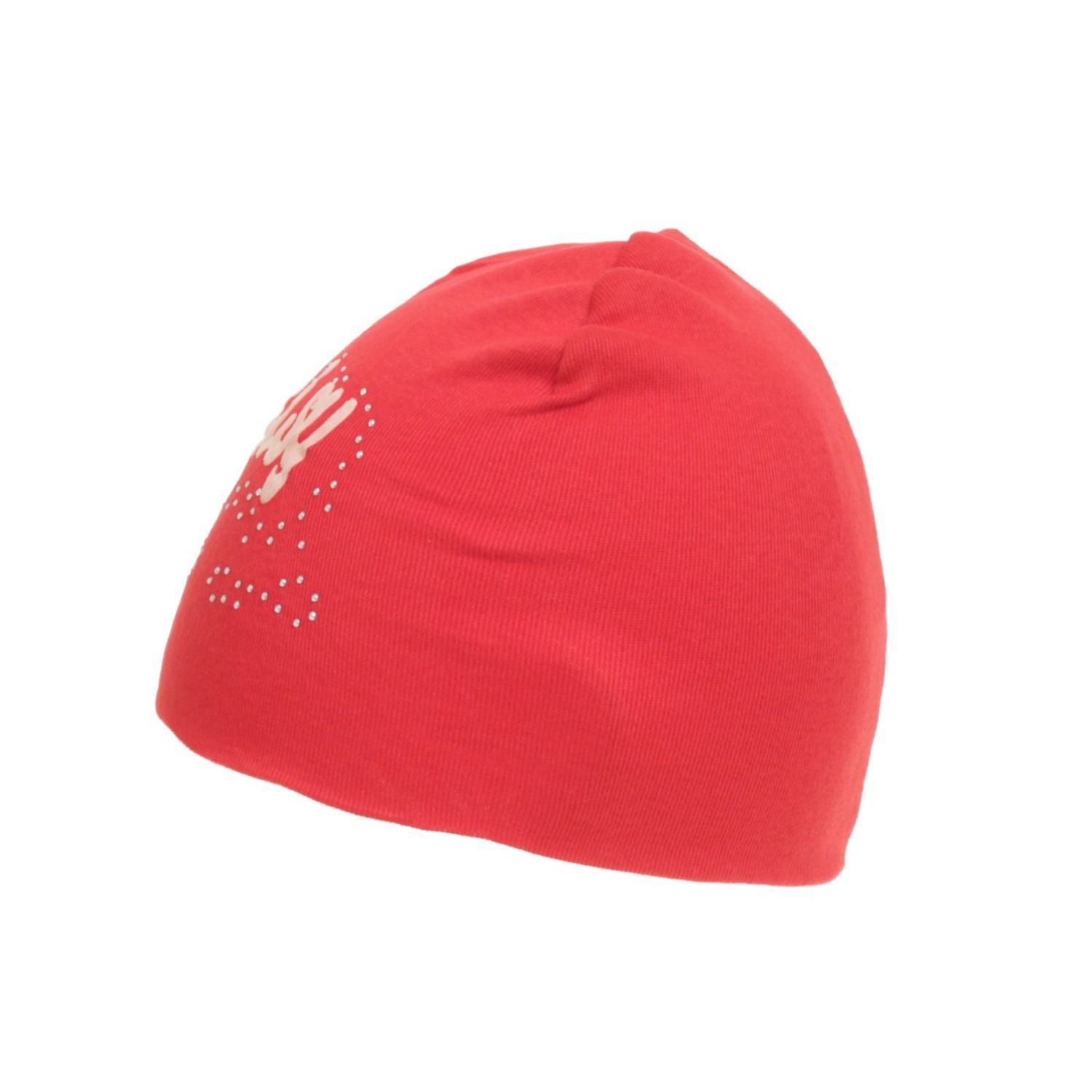 Caciula din bumbac pentru fetite,PAMI,CF0523-268-3,48 cm,Rosu fotografia produsului View 2 L