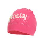 Caciula din bumbac pentru fetite,PAMI,CF0523-268-5,48 cm,Ciclam fotografia produsului