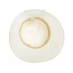 Palarie de paie pentru dama, PAMI, PD-0223-202-alb, 56 cm, Alb fotografia produsului View 4 S