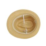 Palarie de paie pentru copii, PAMI, PC-0223-137-2, 52 cm, Galben fotografia produsului View 3 S