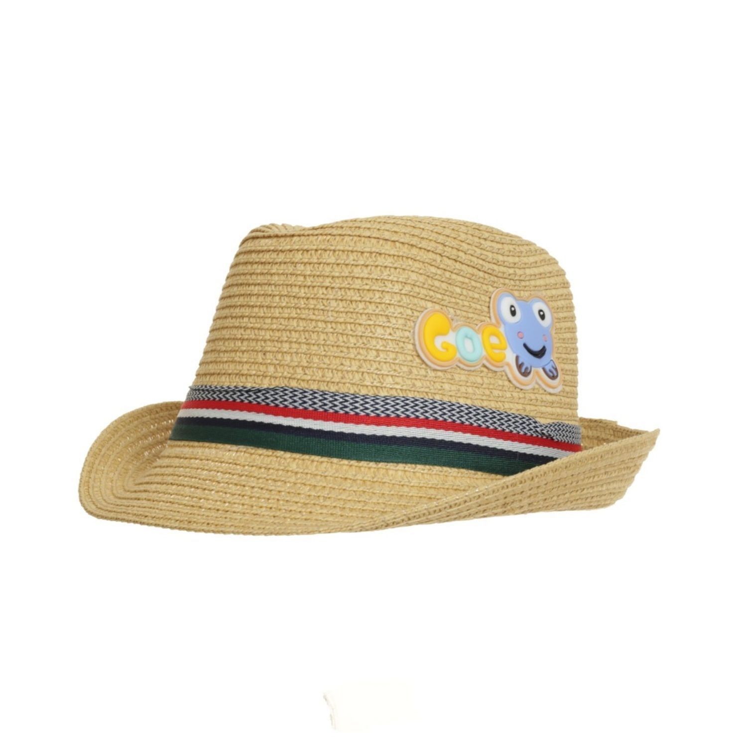 Palarie de paie pentru copii, PAMI, PC-0223-137-2, 52 cm, Galben fotografia produsului View 2 L