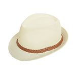 Palarie din paie pentru barbati, PAMI, PB-0223-160-3, 59 cm, Crem fotografia produsului View 5 S