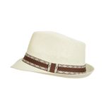 Palarie din paie pentru barbati, PAMI, PB-0223-148-3, 60 cm, Crem fotografia produsului