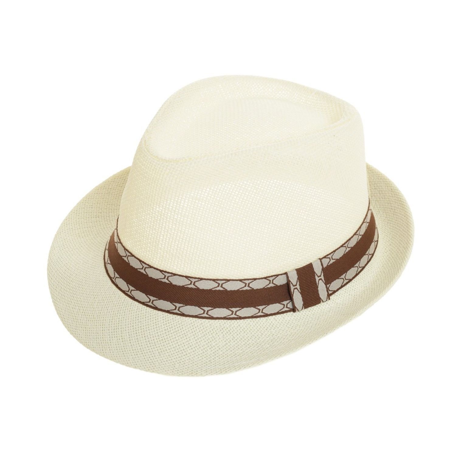 Palarie din paie pentru barbati, PAMI, PB-0223-148-3, 60 cm, Crem fotografia produsului View 3 L