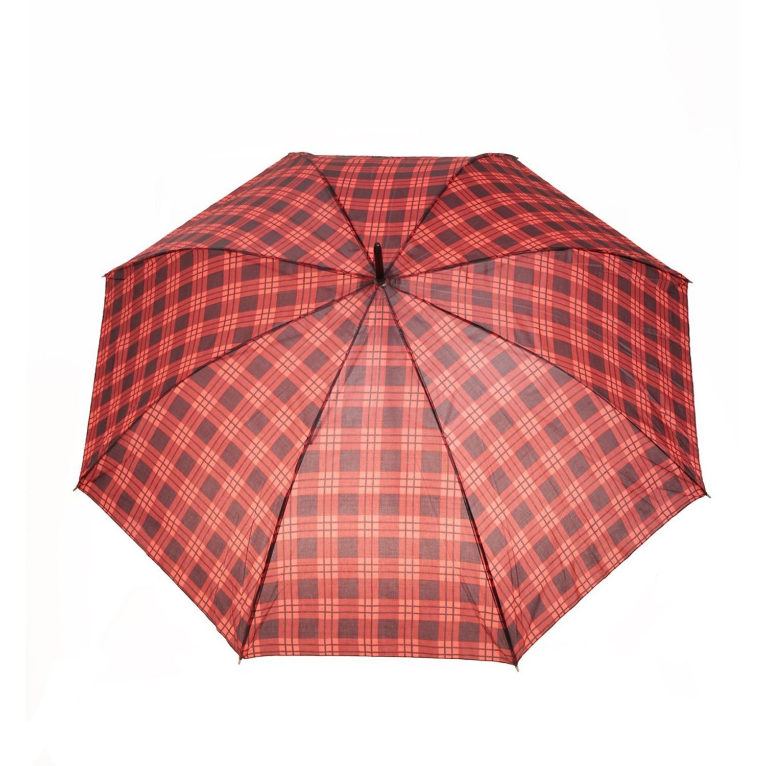 Umbrela lunga automata, PAMI, UA-0523-568-4, 94 cm-8 spite,Rosu fotografia produsului View 4 L