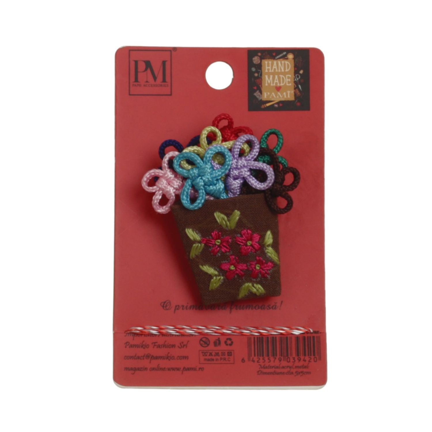 Set 4 martisoare brose handmade, PAMI, MVU-34 fotografia produsului View 2 L