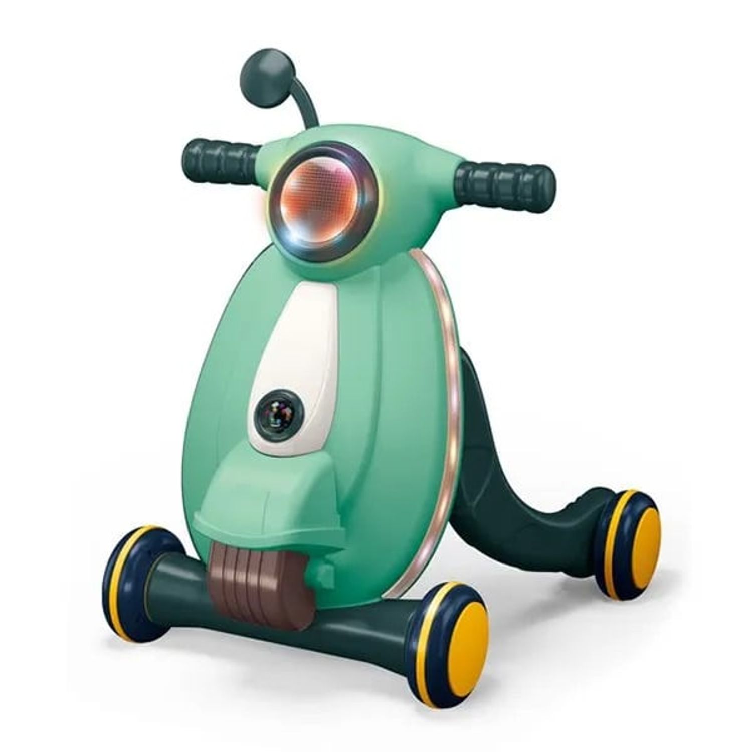 Antepremergator pentru bebelusi Little Story cu lumini si sunete, Verde fotografia produsului