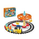 Set de constructie, Tren cu sine Dinosaur Playground, 57 piese fotografia produsului