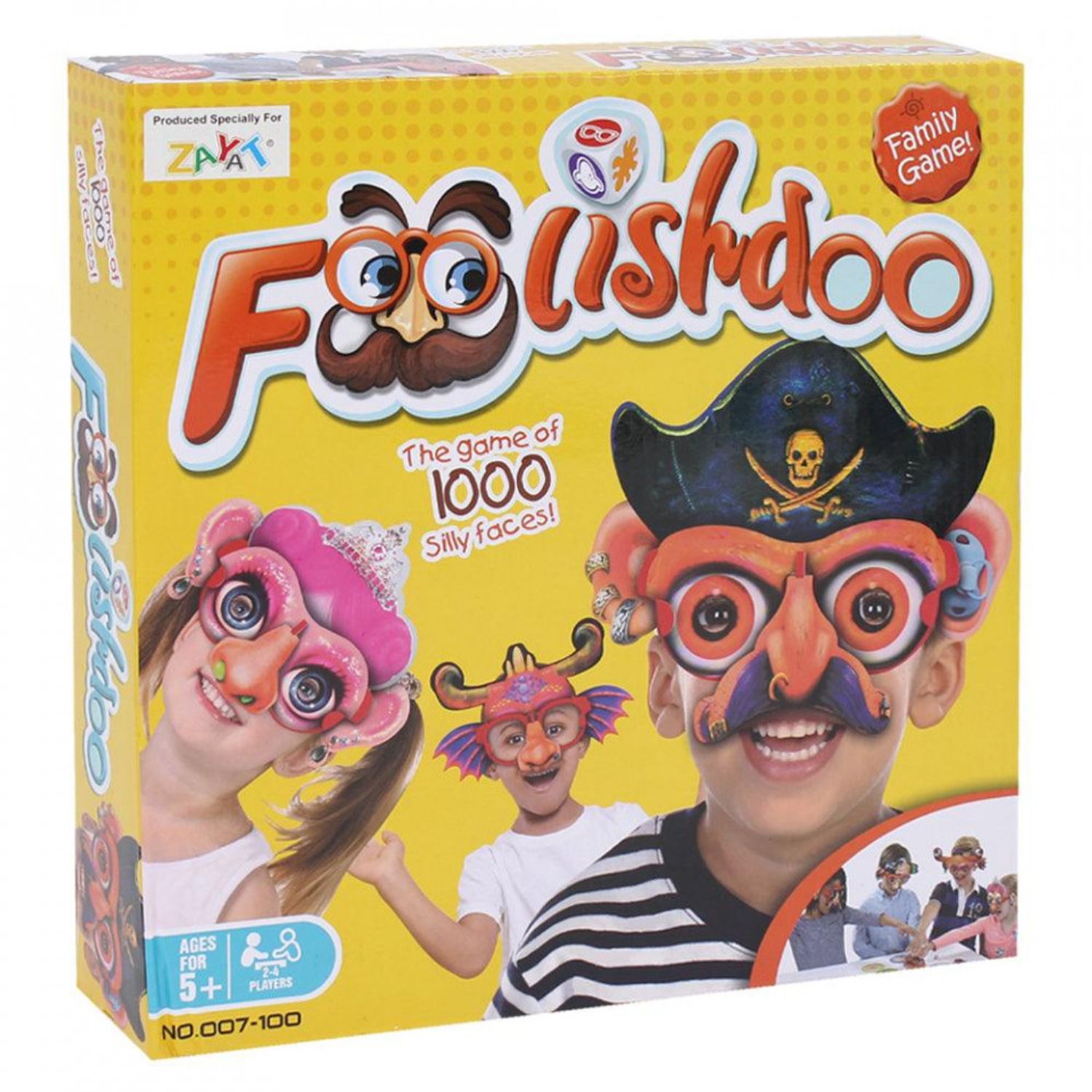 Joc FOOLISHDOO Ochelari cu fete caraghioase fotografia produsului