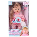 Papusa pentru fete cu Functi Realiste Lunabebe Drink Wet Baby fotografia produsului