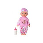 Papusa bebelus Lunabebe Little Friend, cu biberon, 30,5 cm fotografia produsului