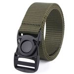 Curea Pufo Traveler pentru barbati 3.8 x 123 cm, catarama plastic, verde fotografia produsului