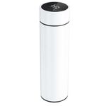 Sticla termos LED cu indicator de temperatura, inox, 500 ml, alb fotografia produsului