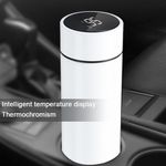Sticla termos LED cu indicator de temperatura, inox, 500 ml, alb fotografia produsului View 3 S