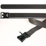 Curea Pufo Supreme pentru barbati 4 x 125 cm, rezistent, negru fotografia produsului View 3 S