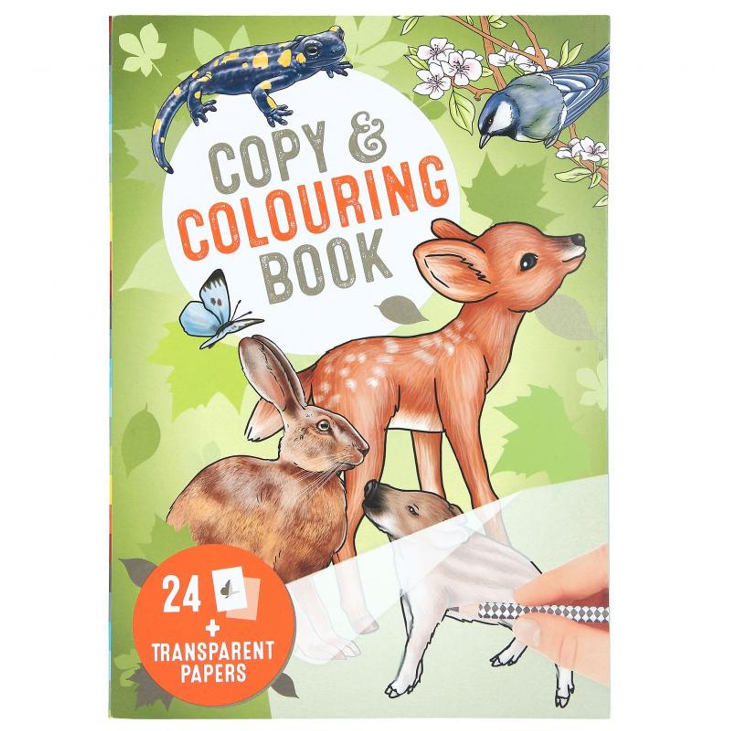 Carte colorat si copiat Wildlife fotografia produsului