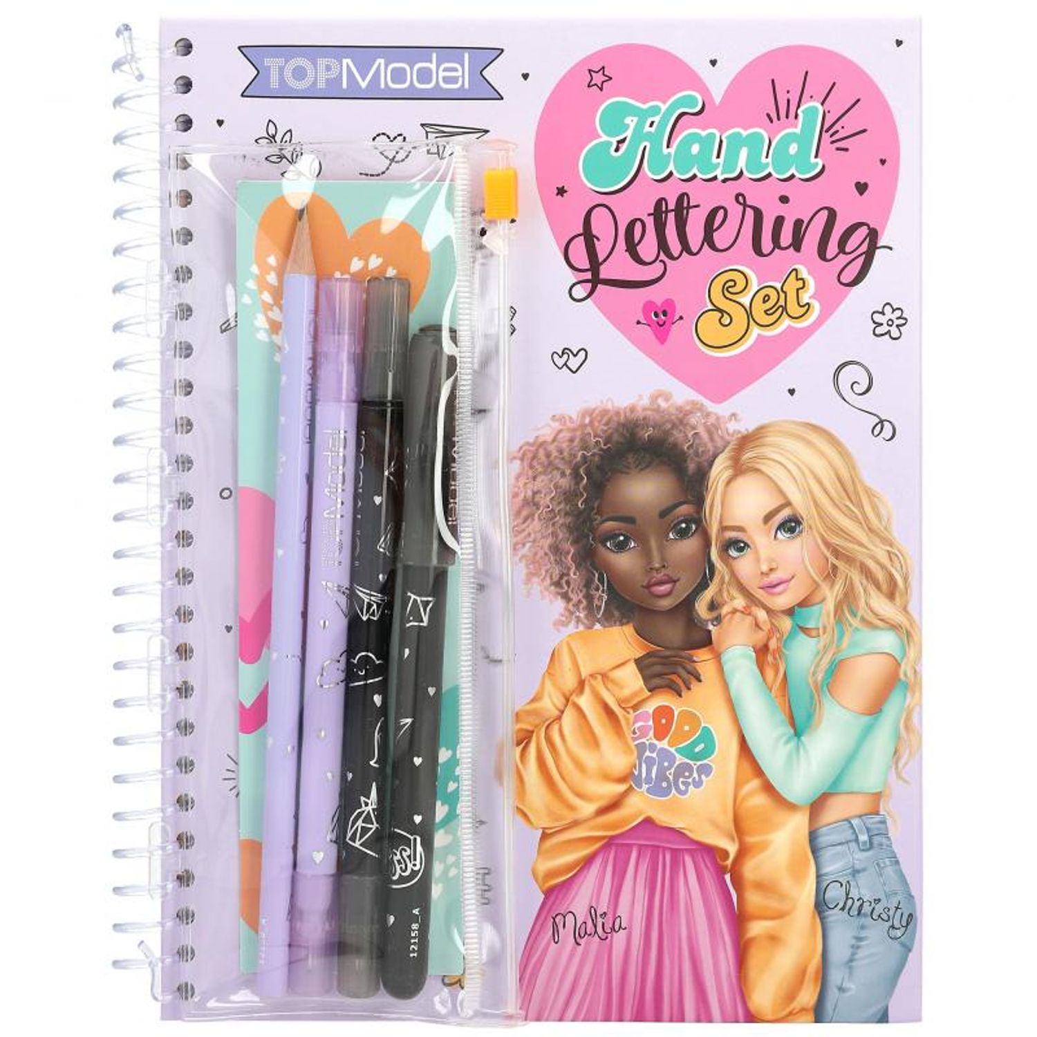 Carte colorat Set Handlelettering TOPModel fotografia produsului