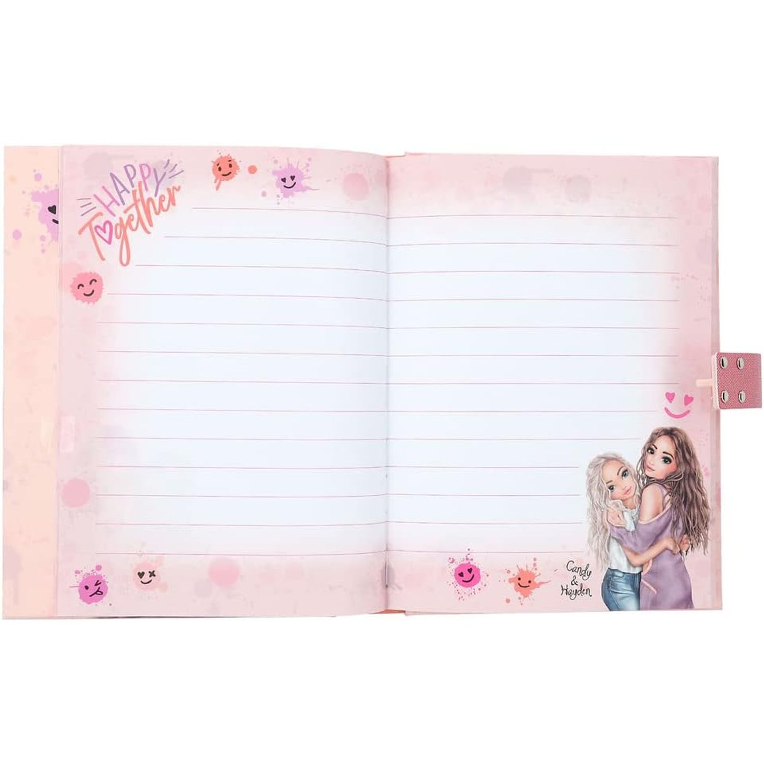 Jurnal cu cod si sunet Happy Together TOPModel fotografia produsului View 3 L
