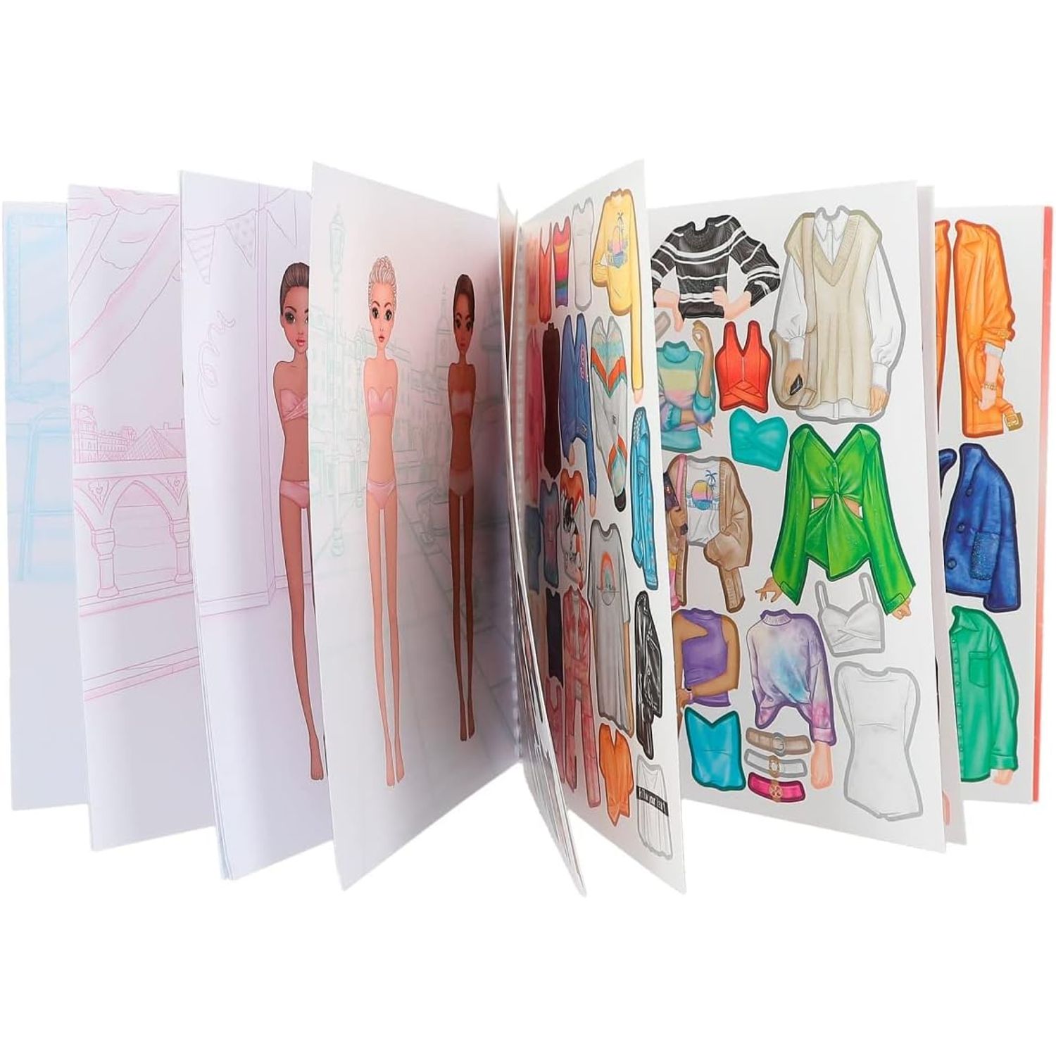 Carte stickere Dress Me Up TOPModel fotografia produsului View 4 L