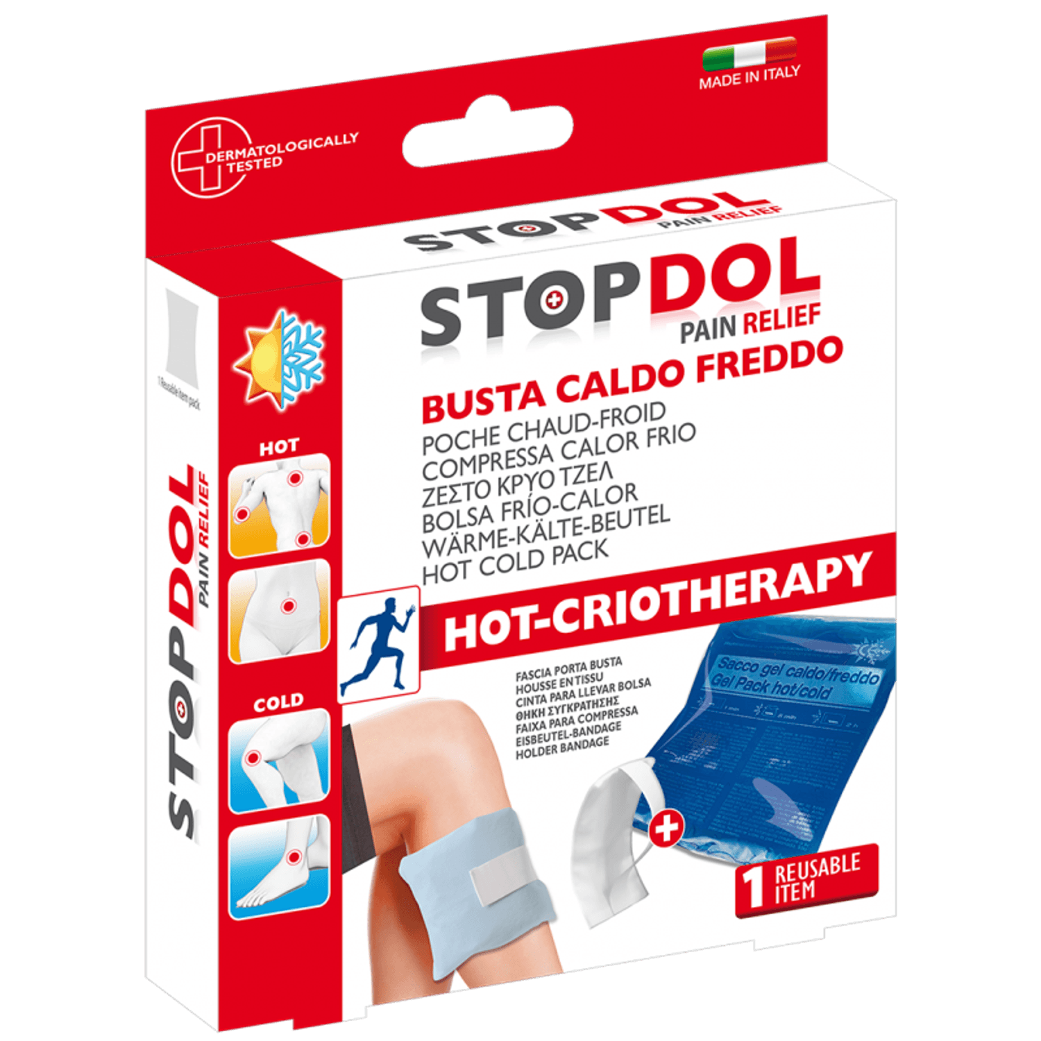 Punga cu gel pentru terapia durerii cald-rece 14*24 Cm fotografia produsului