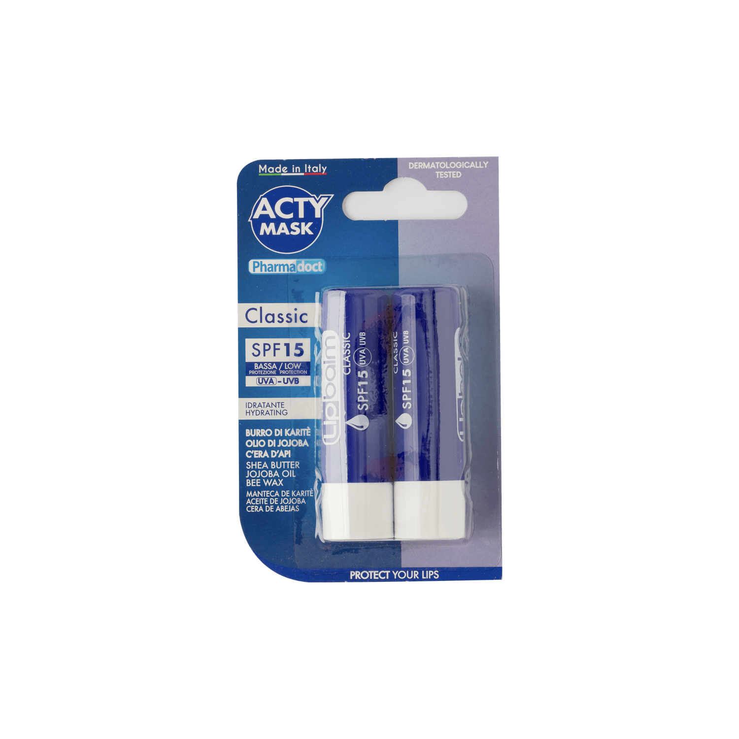 Balsam de buze cu SPF 15, 5,7 g, 2 buc fotografia produsului