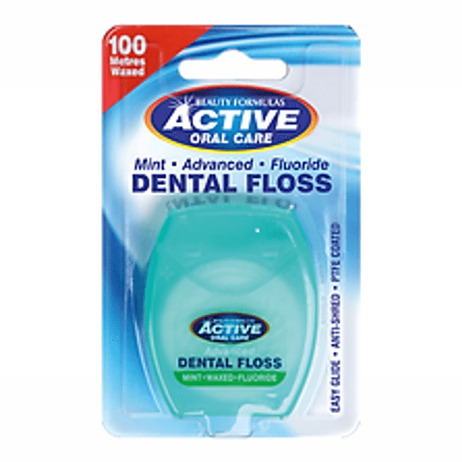 Ata dentara ceruita impregnata cu fluor si menta 100 m Active Oral fotografia produsului