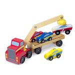 Transportor de masini cu elevator magnetic Melissa and Doug fotografia produsului View 2 S