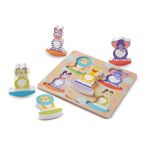 Puzzle bebe Safari Balance Melissa and Doug fotografia produsului