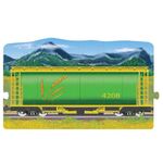 Set puzzle podea conectabile Trenuri Melissa and Doug fotografia produsului View 3 S
