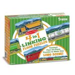 Set puzzle podea conectabile Trenuri Melissa and Doug fotografia produsului