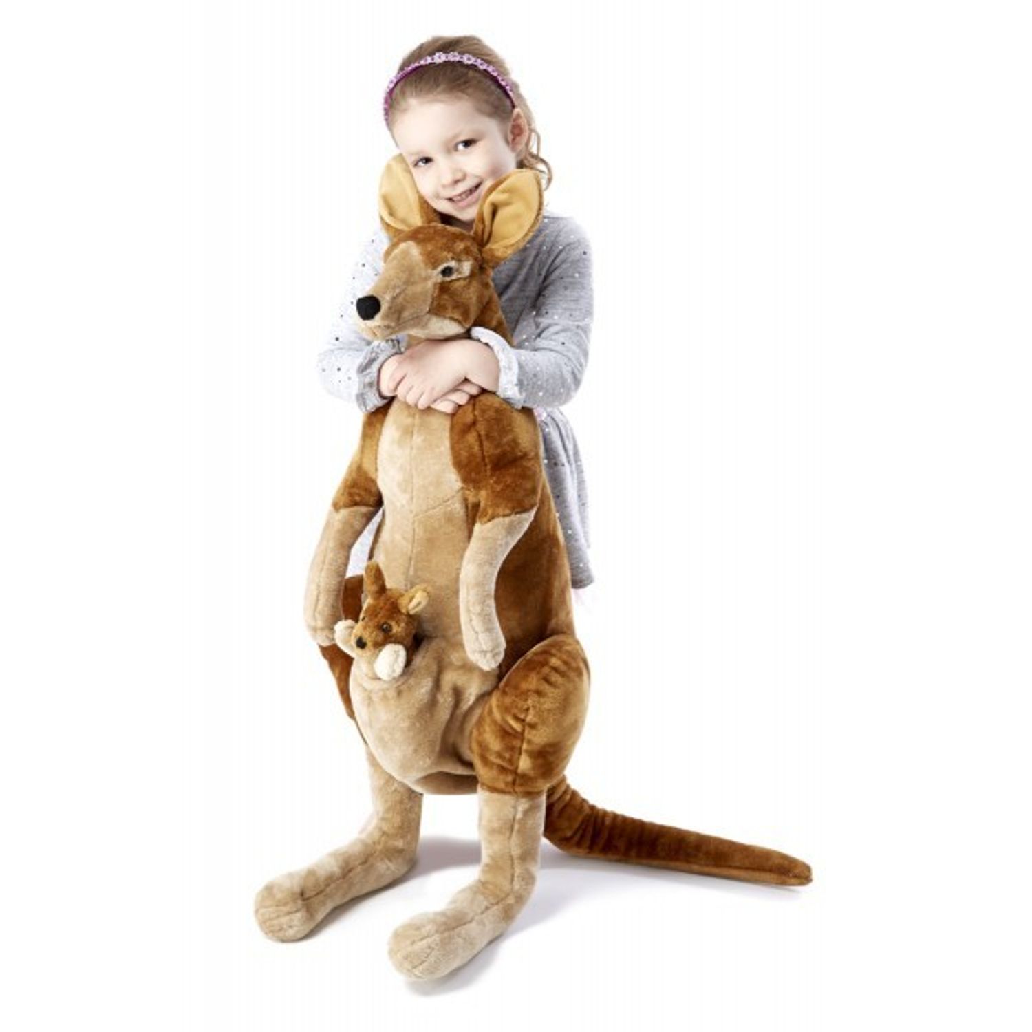 Cangur din plus cu pui - Melissa and Doug fotografia produsului View 3 L
