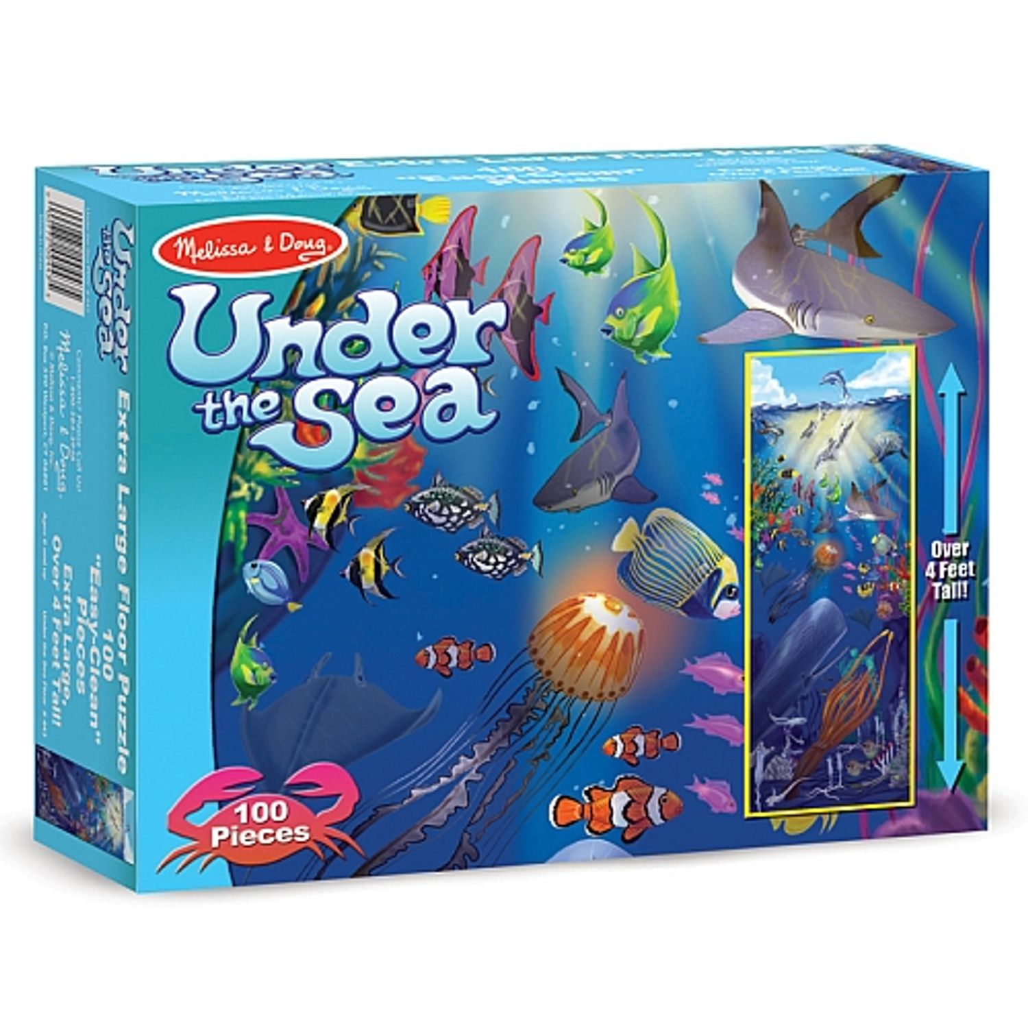 Puzzle de podea In adancurile Oceanului Melissa and Doug fotografia produsului