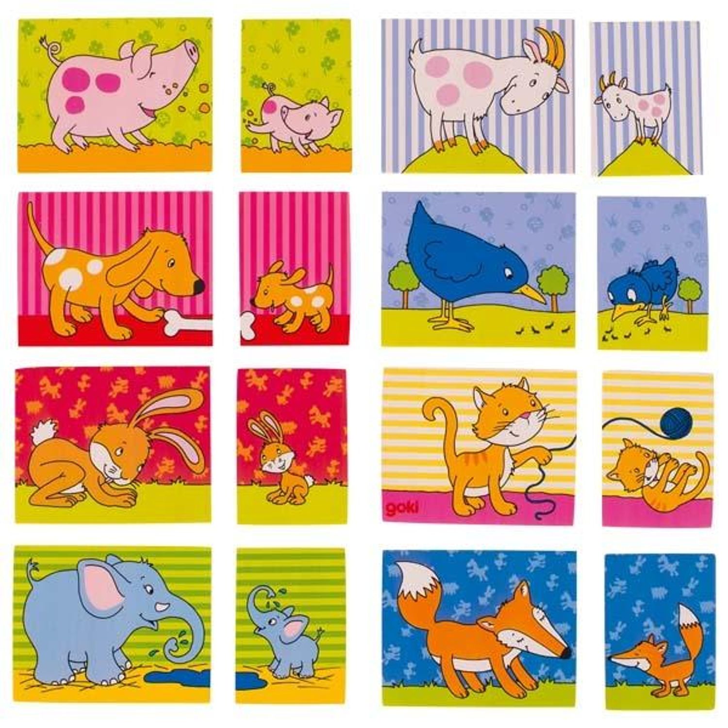 Mama si puiul - puzzle lemn +2 ani fotografia produsului