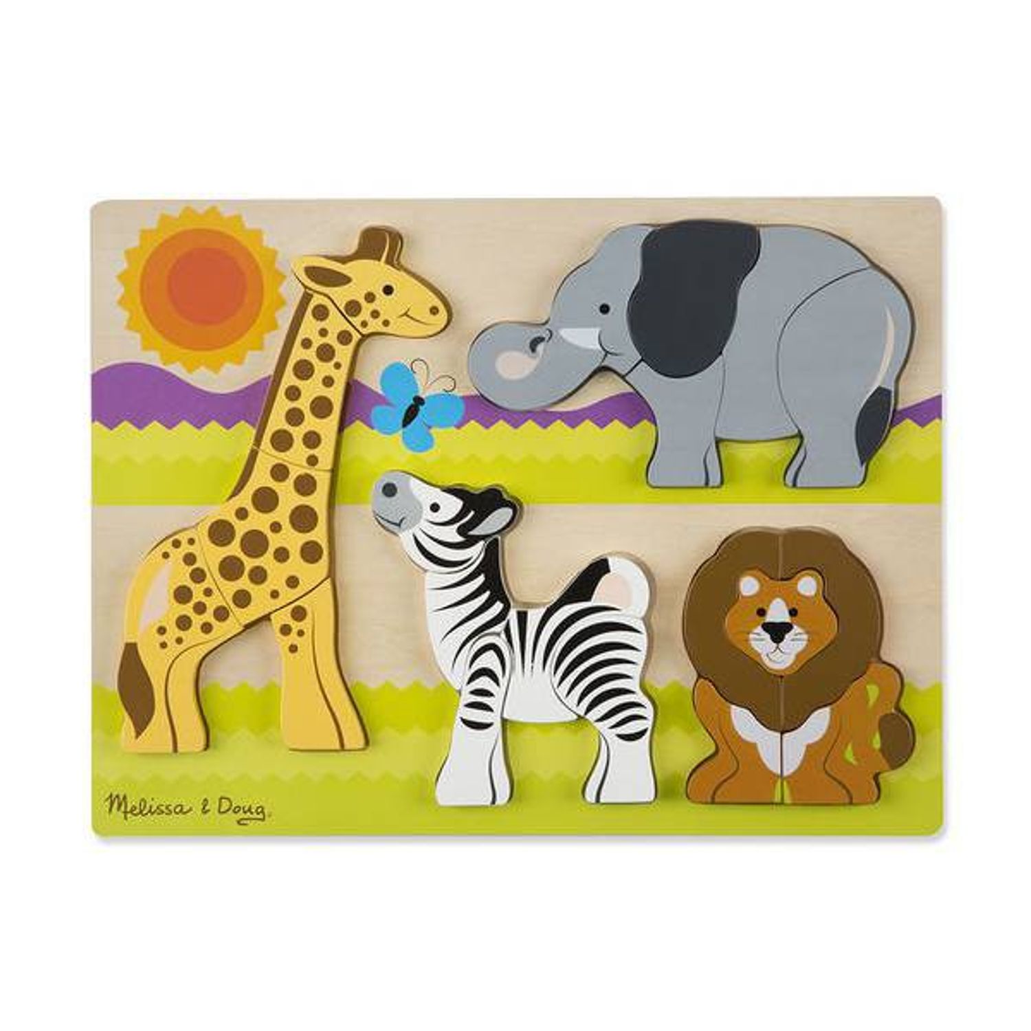 Puzzle din lemn Jumbo Safari fotografia produsului View 5 L